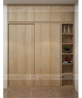 Tủ quần áo 135a - Gỗ MDF - Dài 1.4m đến 2m (Cao 2.4m)